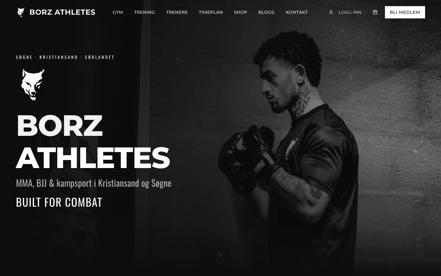 Nettsiden til Borz Athletes