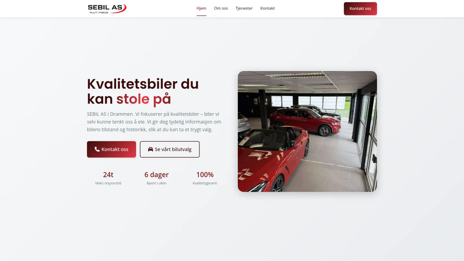 SEBIL AS — nettside levert av Medcom