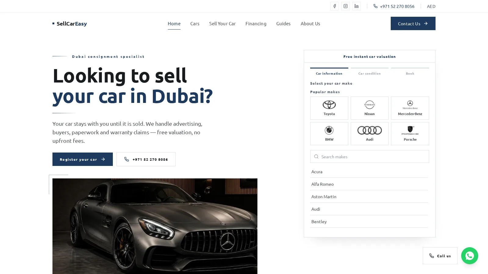 SellCarEasy — nettside levert av Medcom